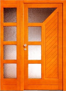 EMA Endor fa bejárati ajtó
